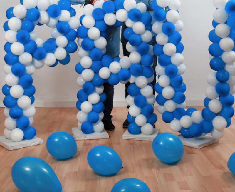 decoración de primera comunión en Valencia - globos
