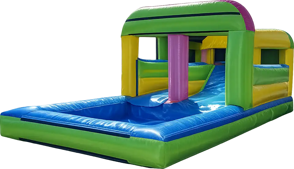 Deslizador con piscina